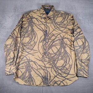 Tommy Bahama Island Soft Button Up Shirt Abstract Print Menswear Size Large‎